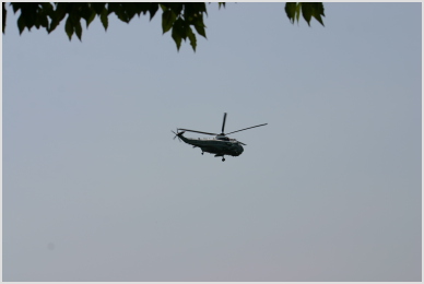 helicopter heading to White House