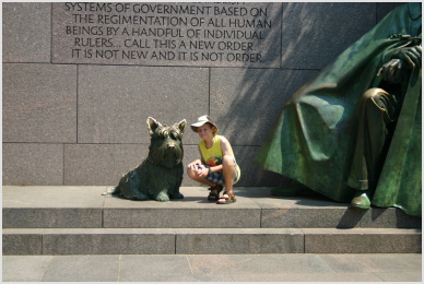 FDR's dog & Luke