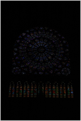 Notre Dame stained glass