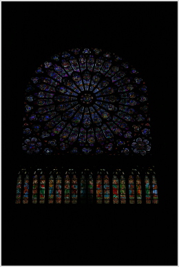 Notre Dame stained glass