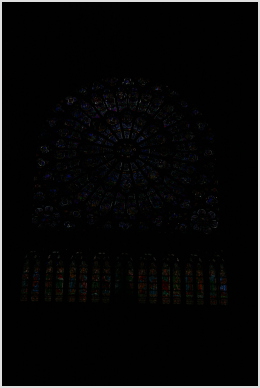 Notre Dame stained glass