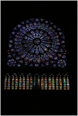 Notre Dame stained glass