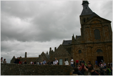 courtyard at the top