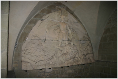 angel telling monk to build monastery