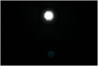 looking up a chimney