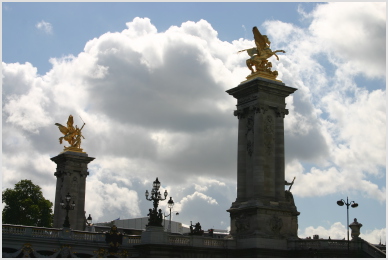Gold statues