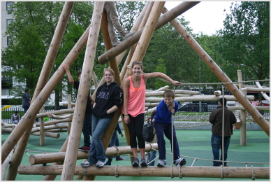 kids on playground