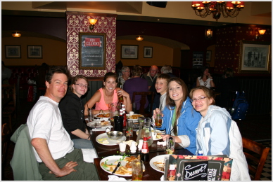 dinner @ pub
