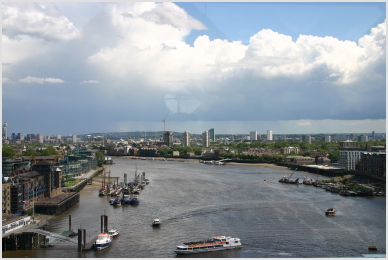 looking east