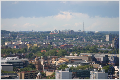 looking north