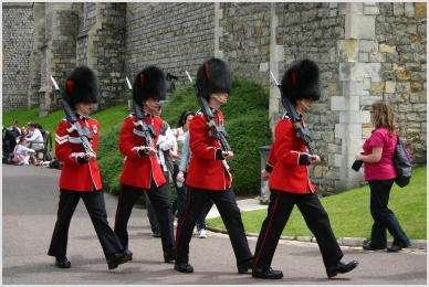 guards marching