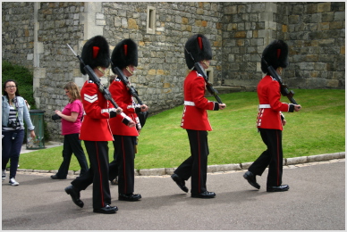 guards marching