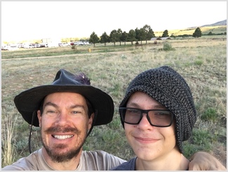 John & Luke selfie