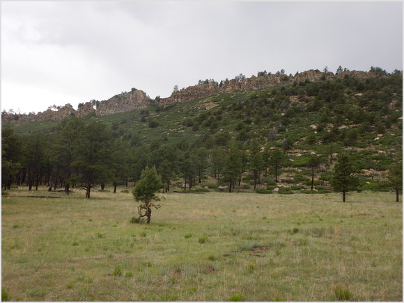 the ridge above camp