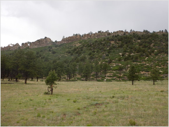 the ridge above camp
