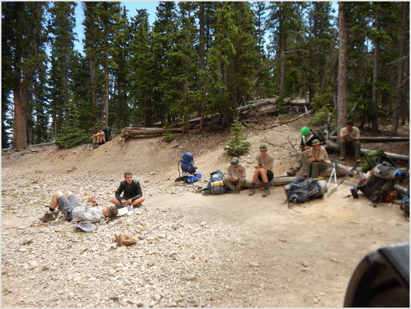 long rest at the saddle