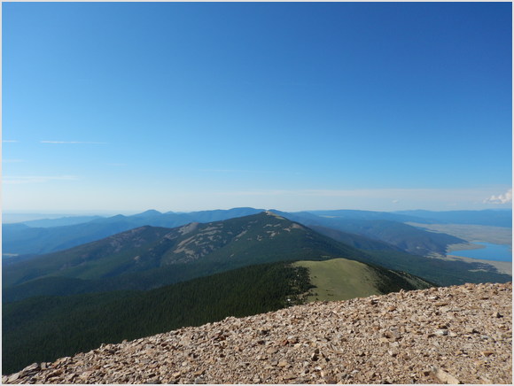 view from atop Mount Baldy