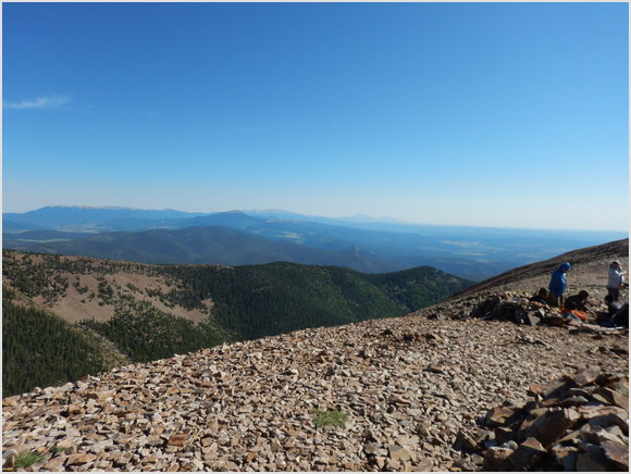 view from atop Mount Baldy