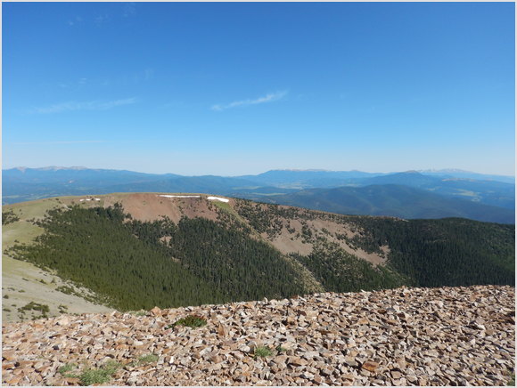 view from atop Mount Baldy
