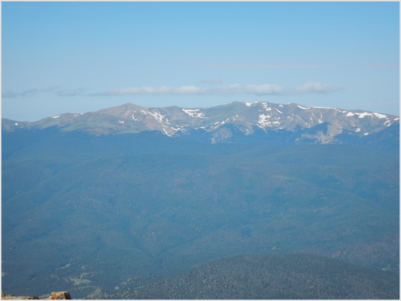 view from atop Mount Baldy