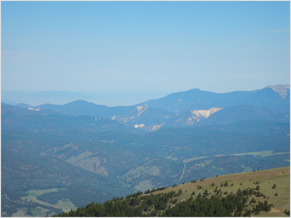 view from atop Mount Baldy