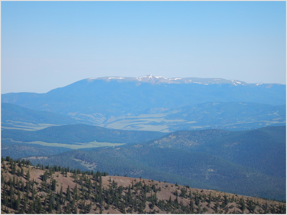 view from atop Mount Baldy