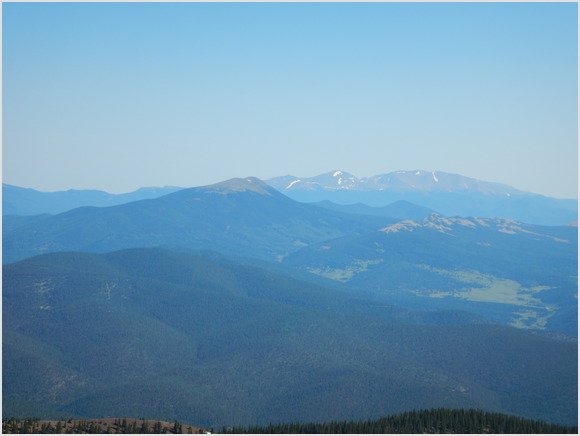 view from atop Mount Baldy