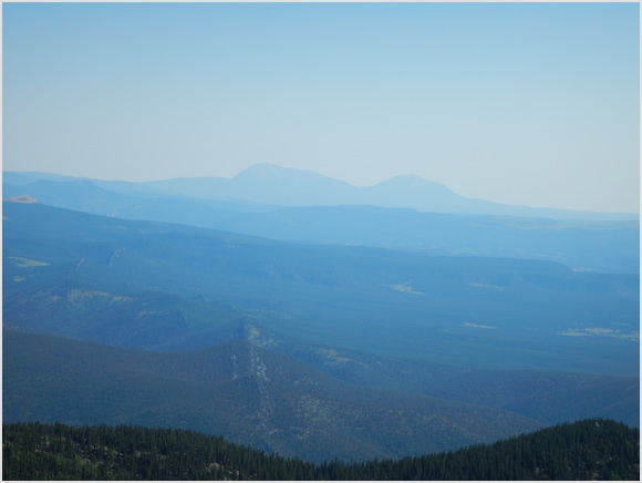 view from atop Mount Baldy