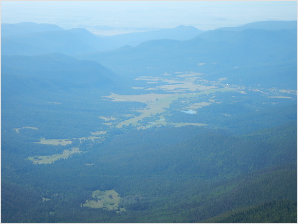 view from atop Mount Baldy