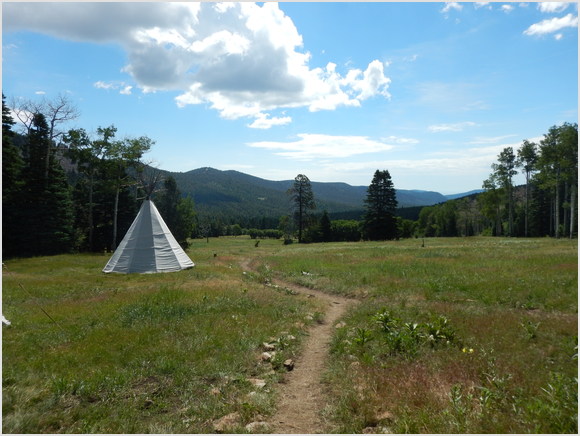 teepee at Miranda